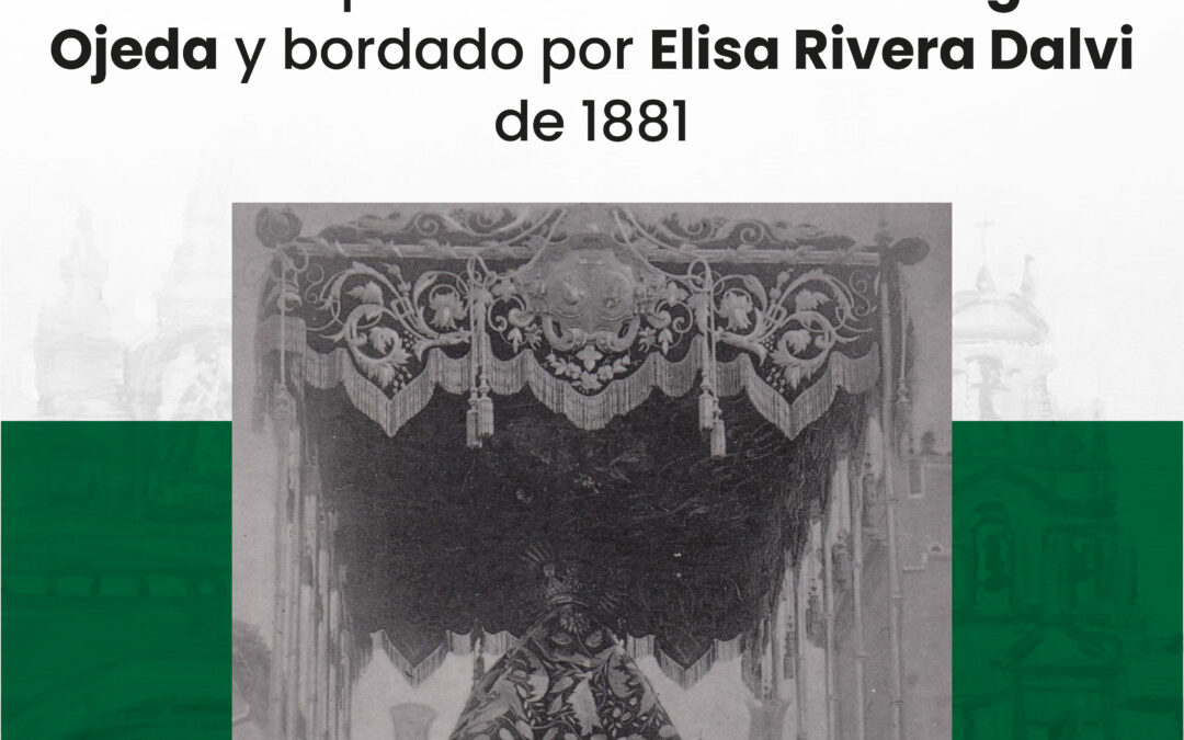 Cabezuelo presenta un ambicioso proyecto patrimonial para la reinterpretación del manto de Juan Manuel Rodríguez Ojeda de 1881 en formato camarín, así como la reconstrucción del diseño original de la saya “del cajón”