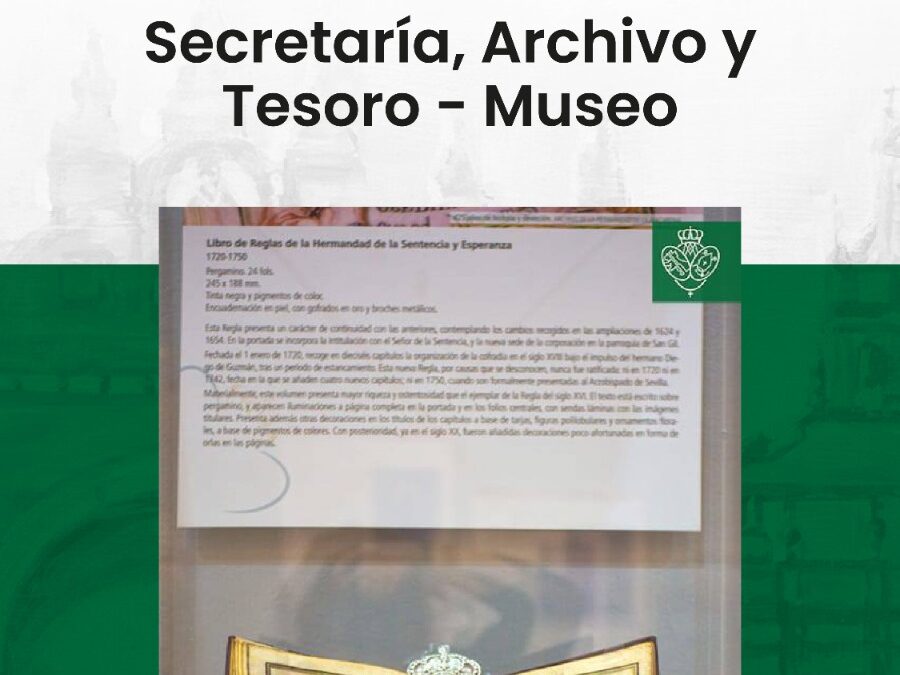 Cabezuelo presenta un proyecto integral para impulsar el Museo, el Archivo y la Secretaría de la Hermandad de la Macarena